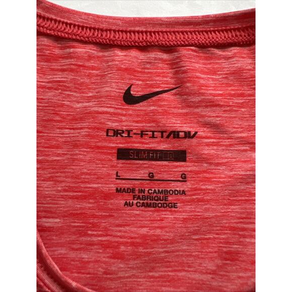 Nike Court Dri-Fit Advantage Dress Womens Lg Red Racerback Unlined Tennis Golf - Picture 4 of 11